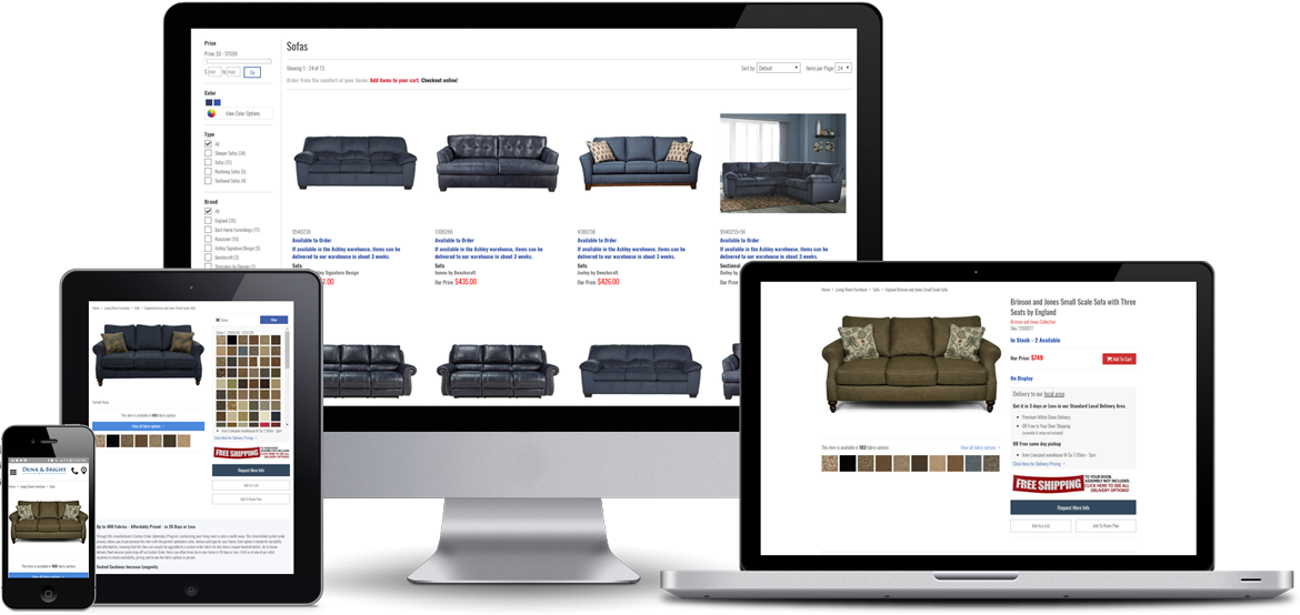 furnituredealer.net custom upholstery