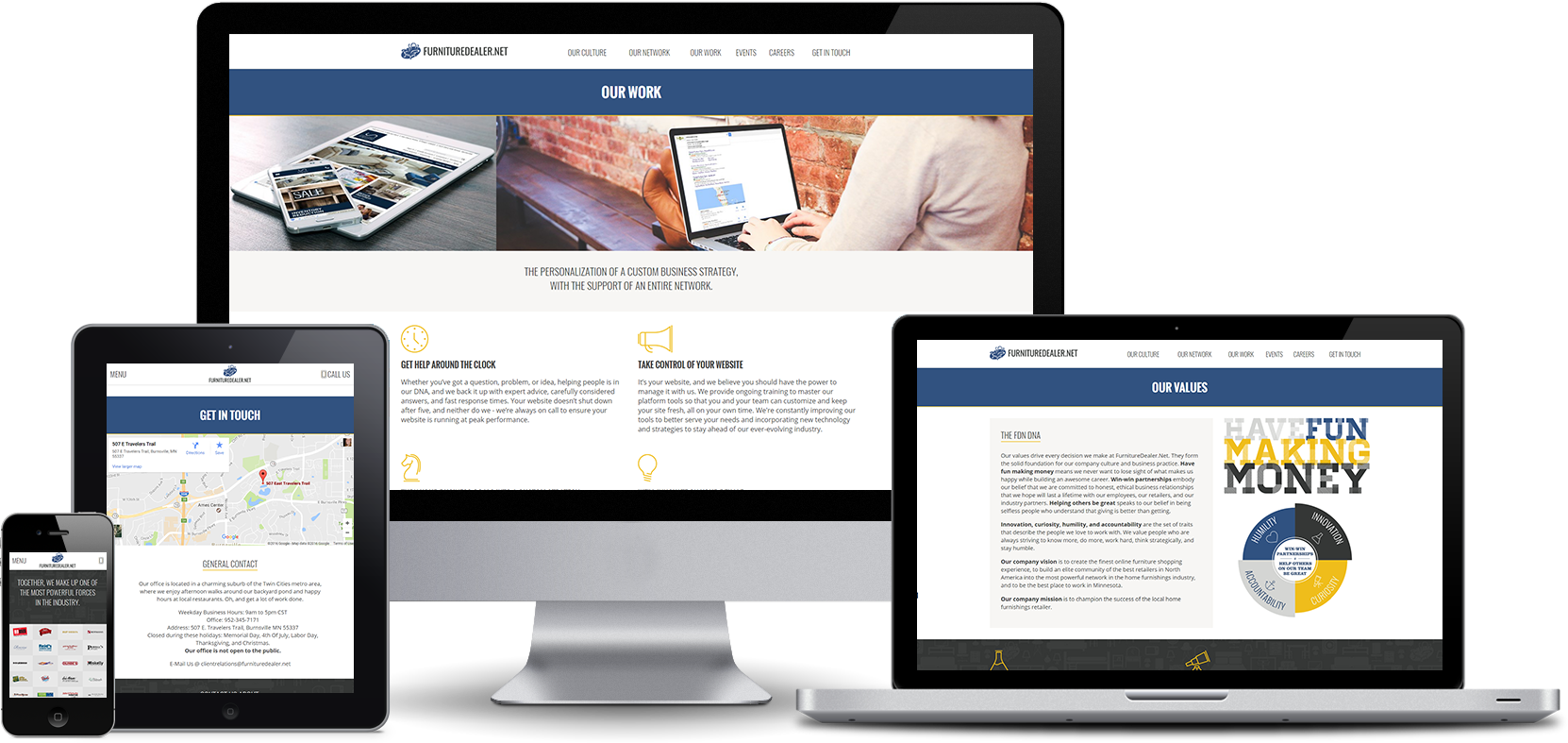 furnituredealer.net website responsive devices